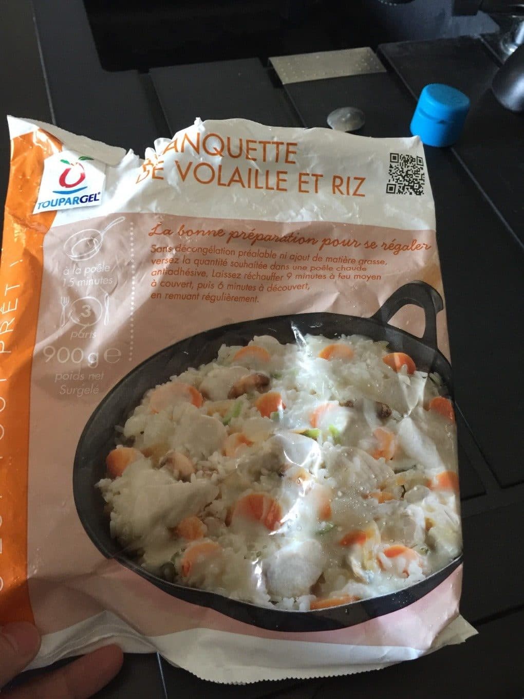 Toupargel Blanquette de volaille et riz packshot