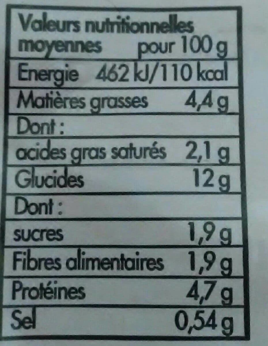 Open Food Facts Poêlée de gambas et tagliatelles sauce crustacés packshot