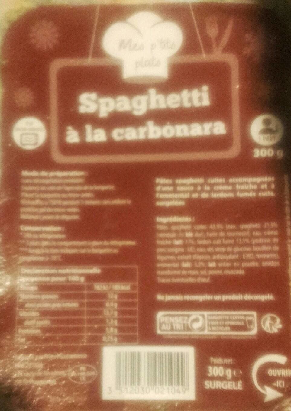 Primel Gastronomi Spaghetti a la carbonara packshot