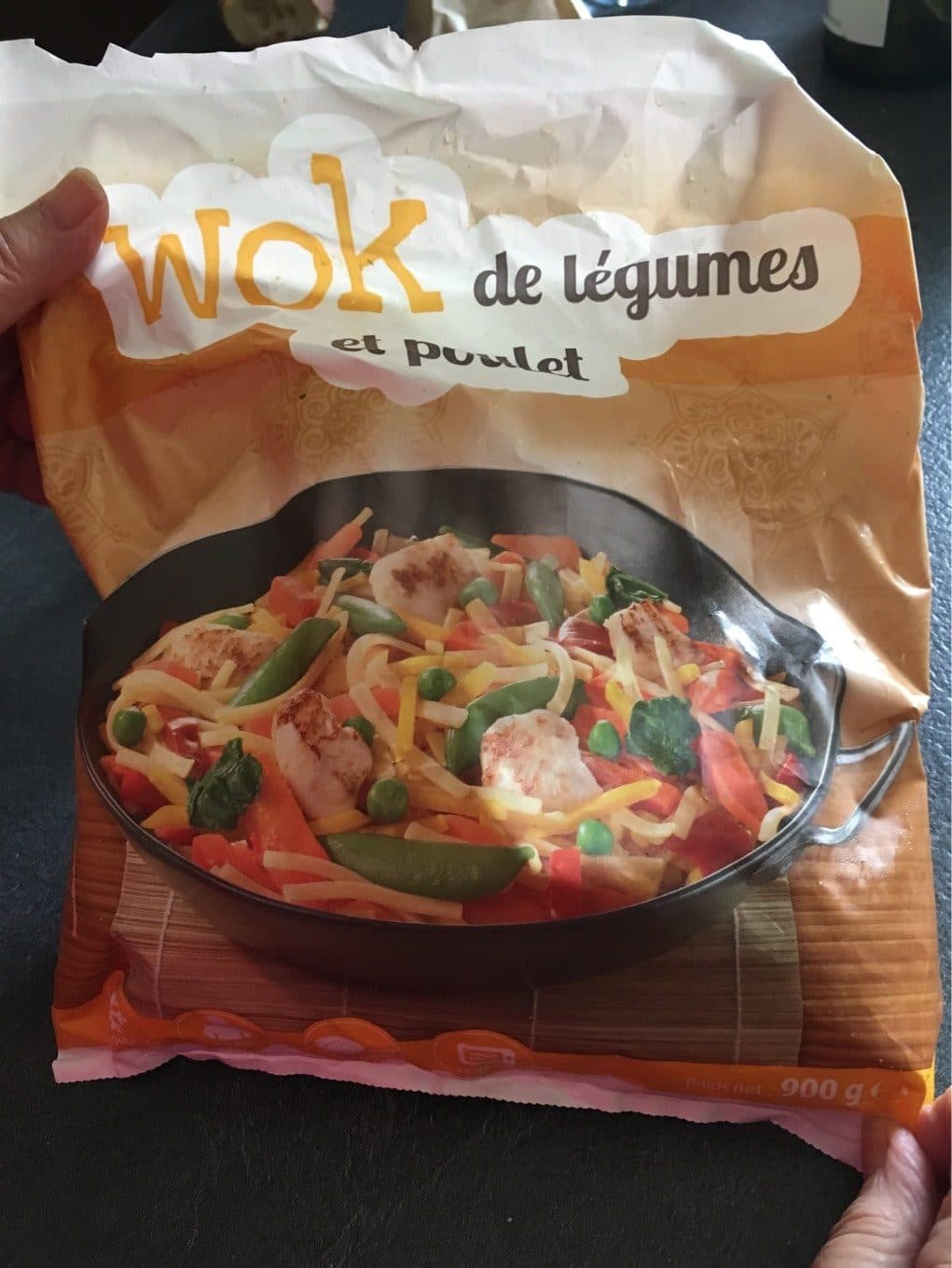 Argel Wok de legumes et poulet packshot
