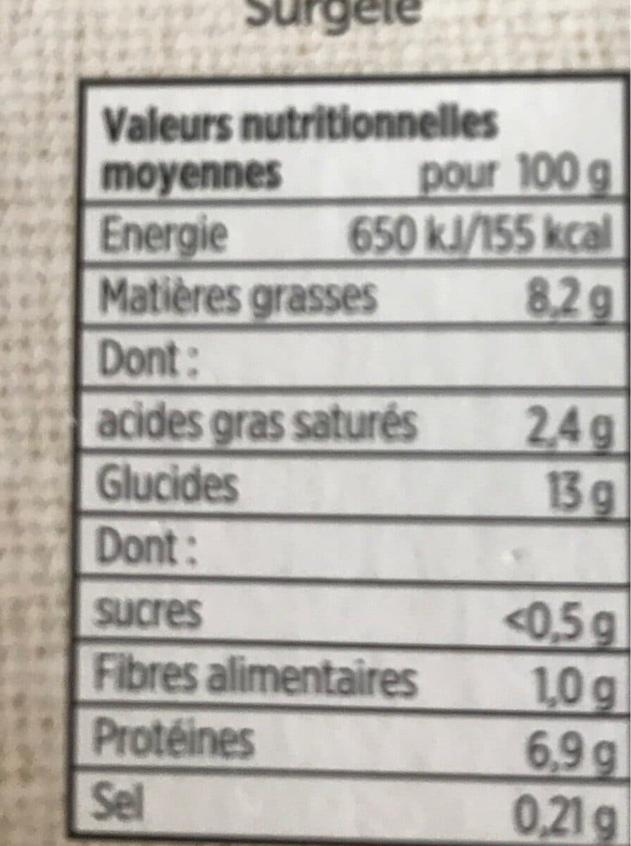 Toupargel Risotto saumon legumes verts packshot