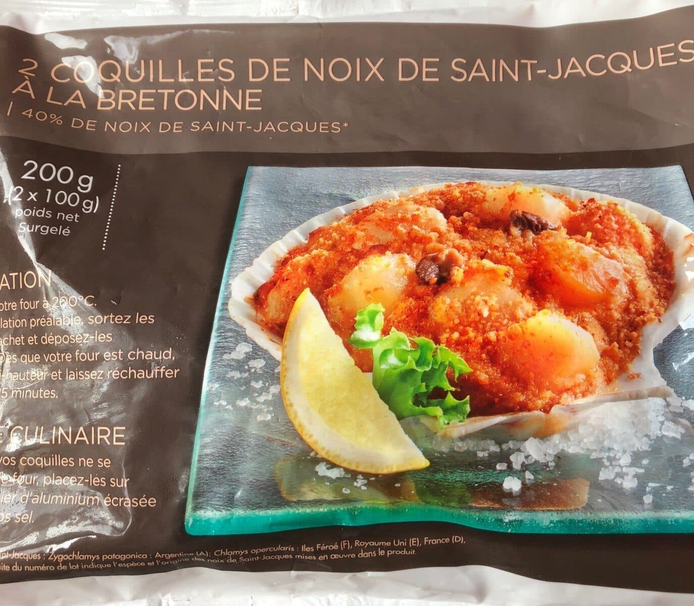 Toupargel Coquille de noix de st jacques a la bretonne packshot