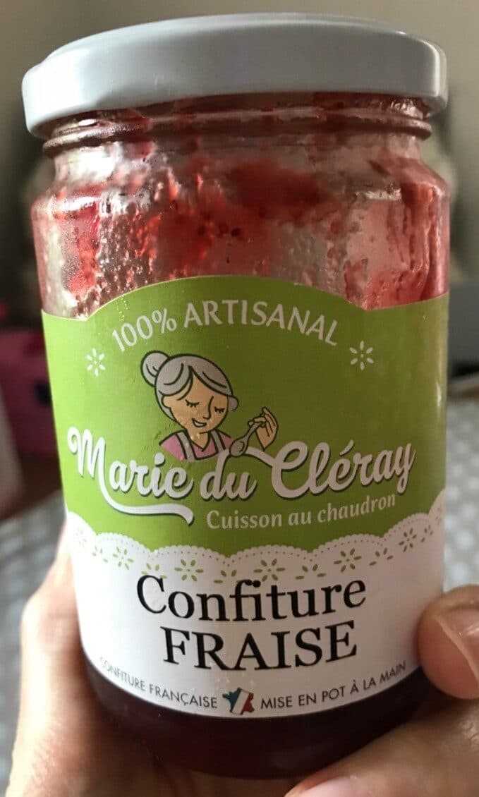 Marie du Cléray Confiture de fraise packshot