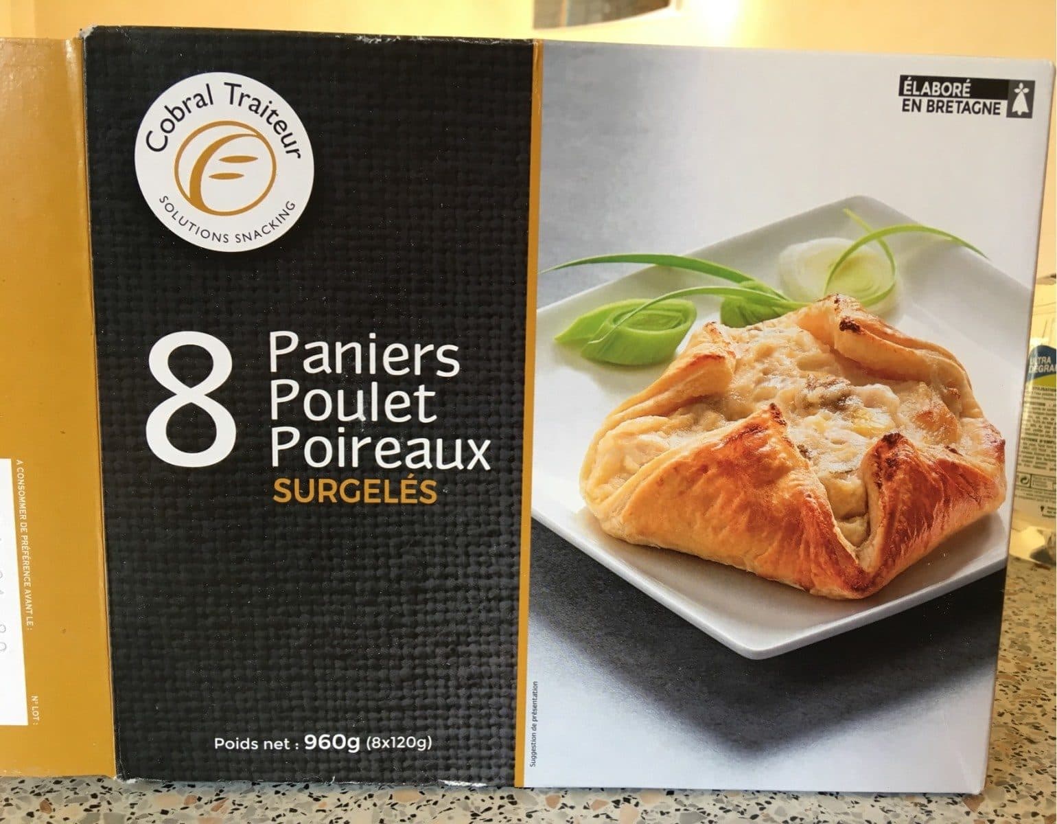 Cobral Traiteur Paniers Poulet Poireaux packshot