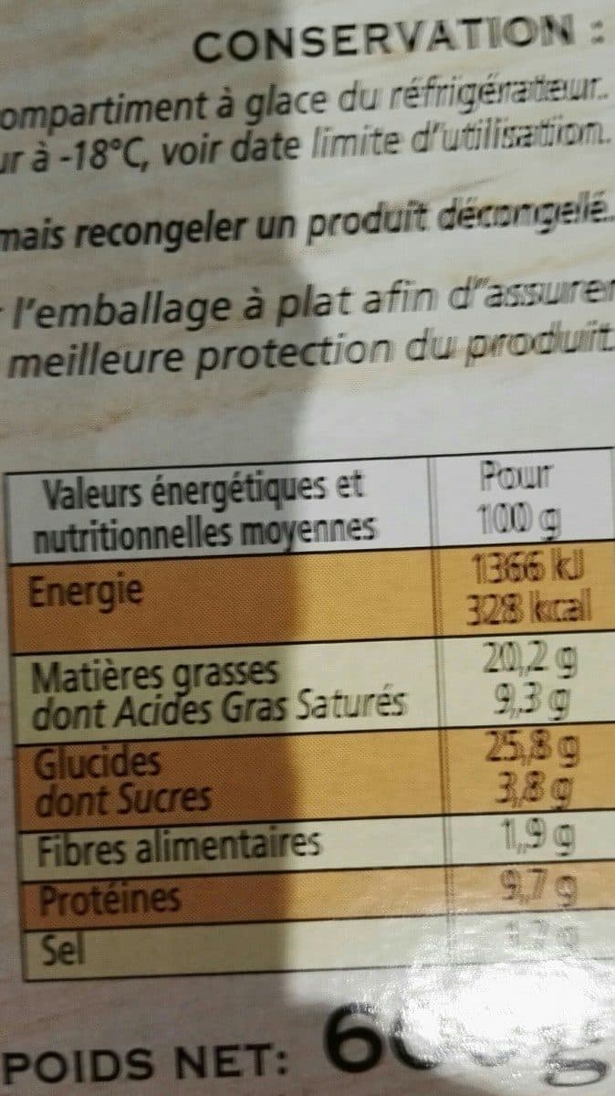 Open Food Facts Croque Monsieur packshot