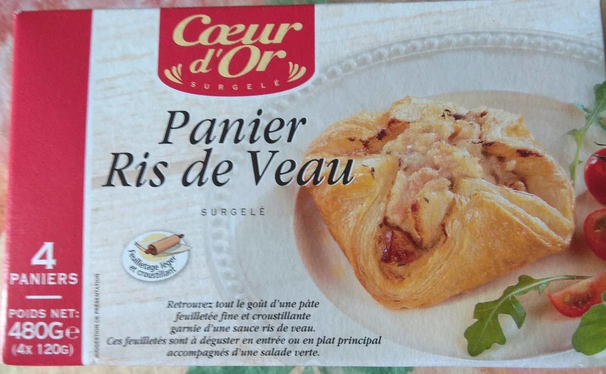 Open Food Facts Panier ris de veau packshot