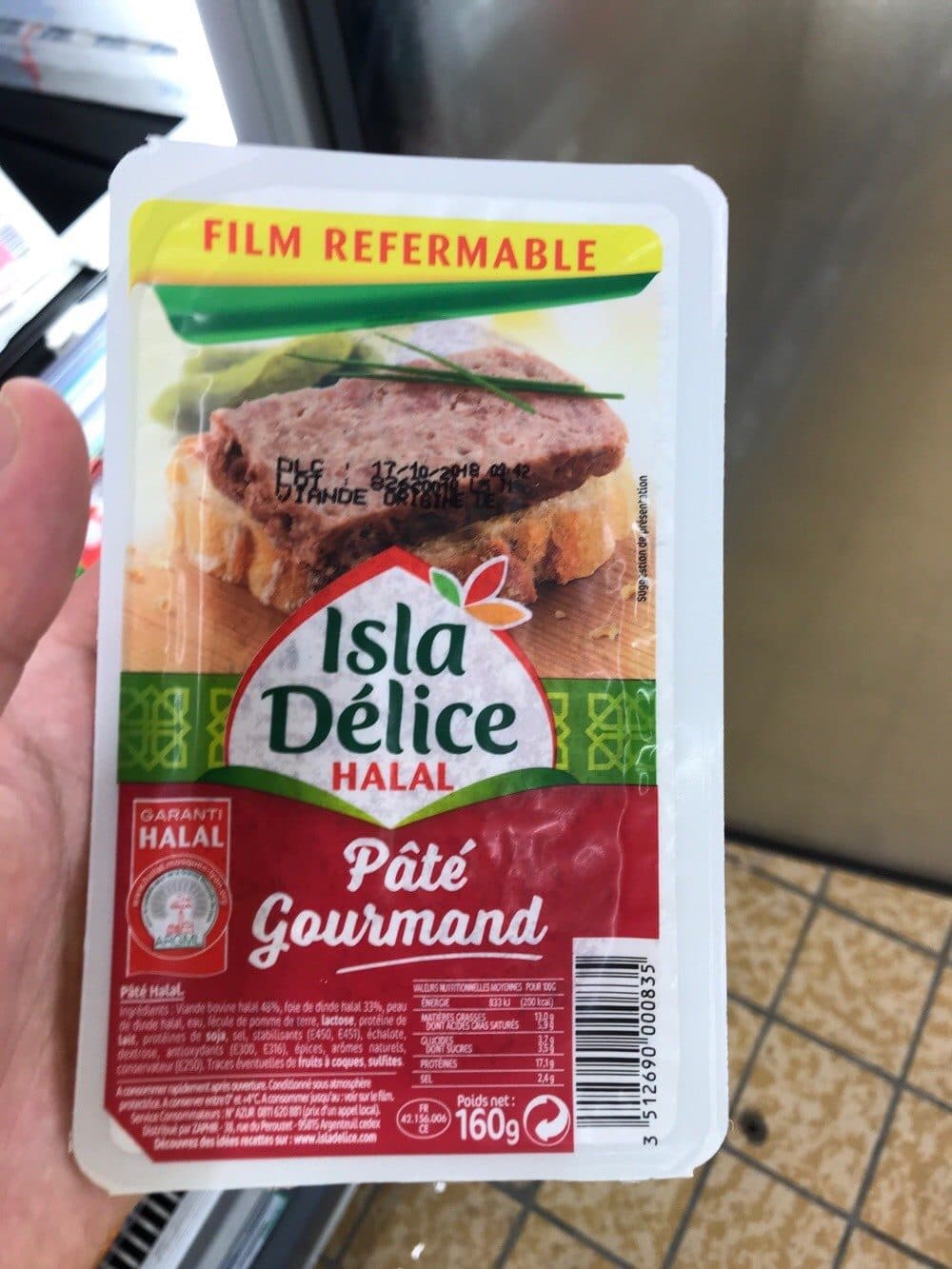 Isla delice Pate Oriental Gourmand Halal Isla Delice packshot