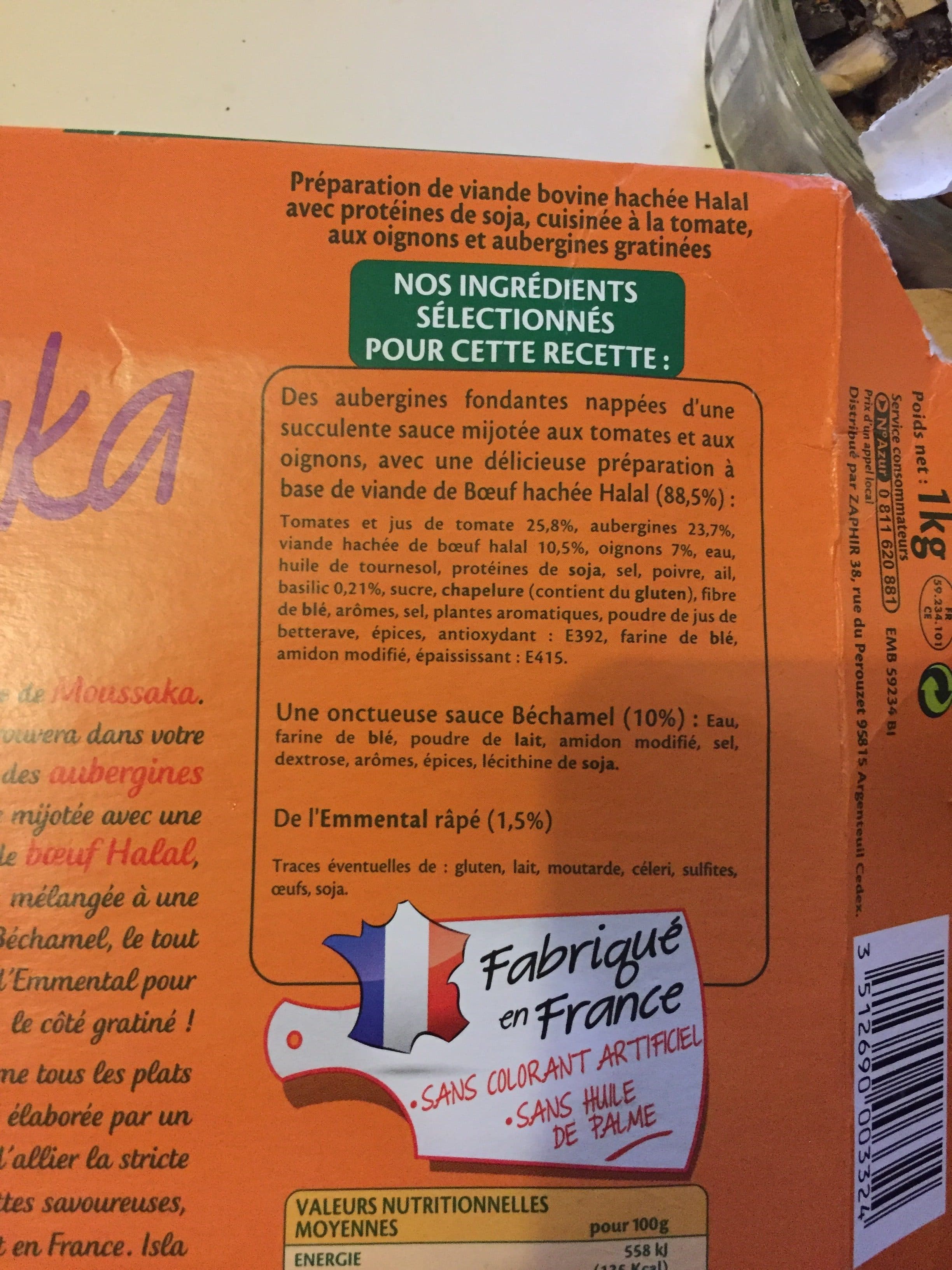 Isla delice Moussaka packshot