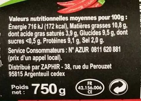 Isla delice Mortadelle goût boeuf piquant packshot