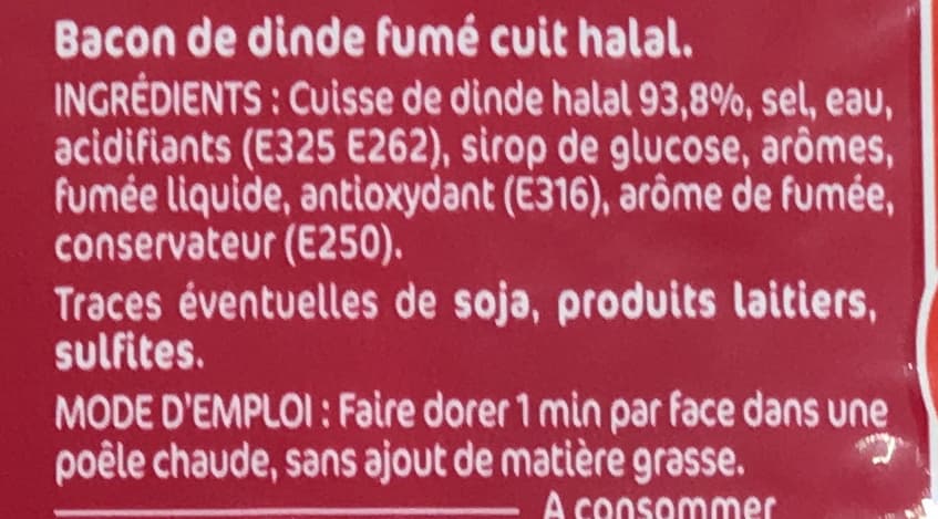 Isla Délice Bacon de Dinde à poêler packshot