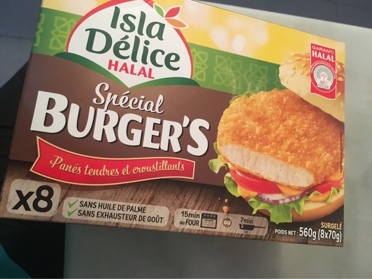 Isla Délice Spécial Burger's packshot