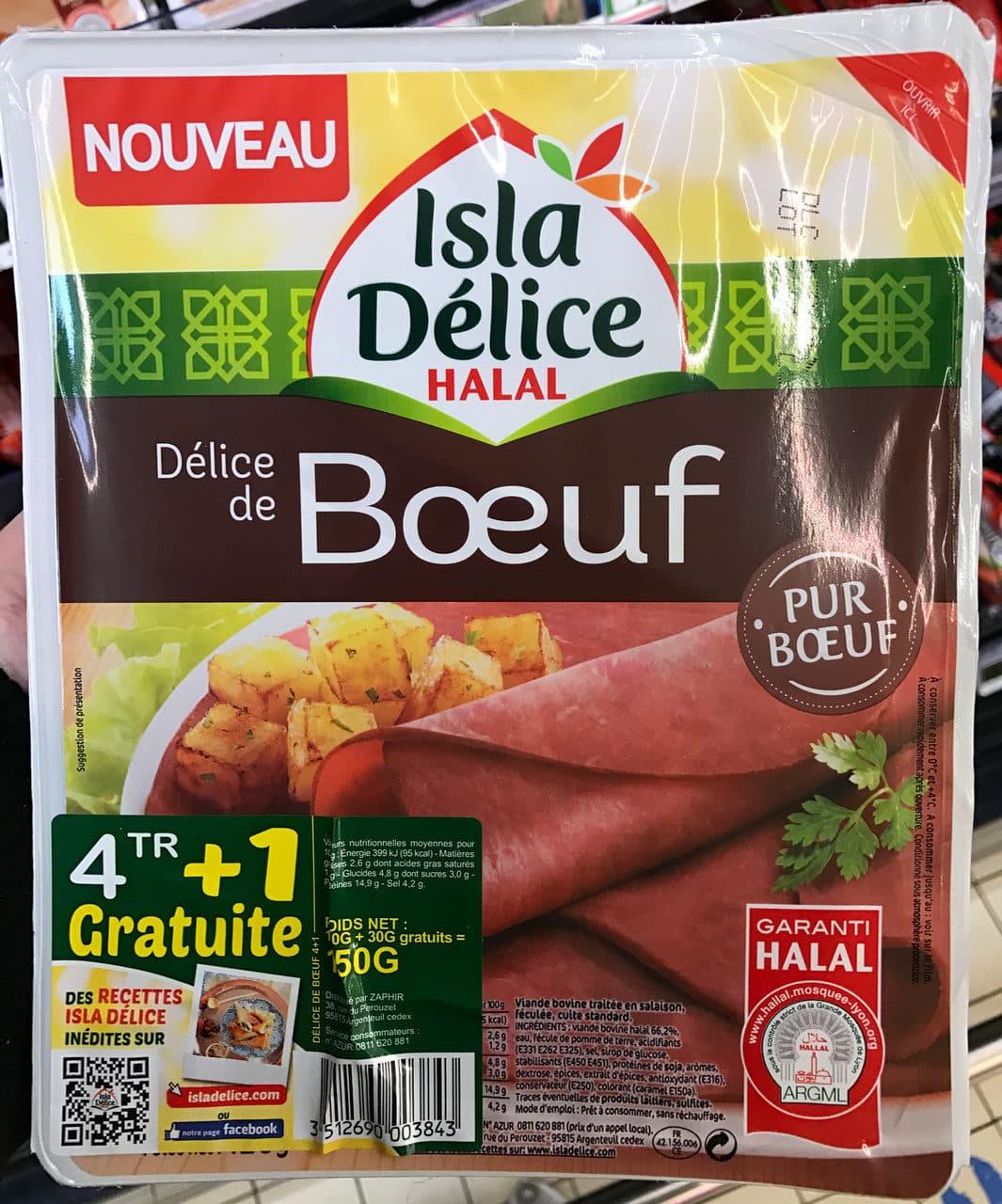 Isla Délice Délice de Bœuf packshot