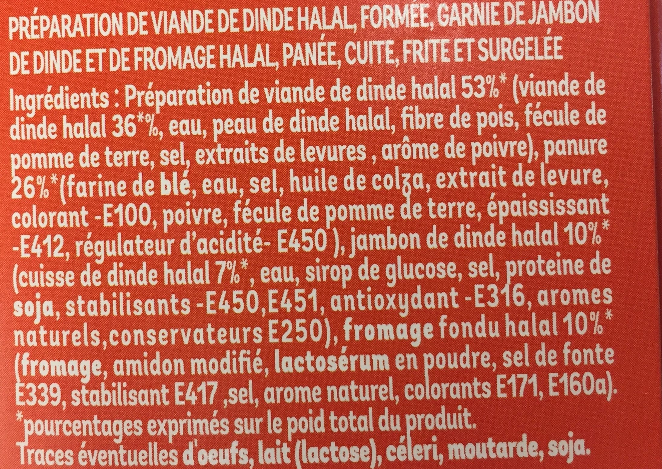 Isla Délice Cordon bleu de dinde x8 packshot