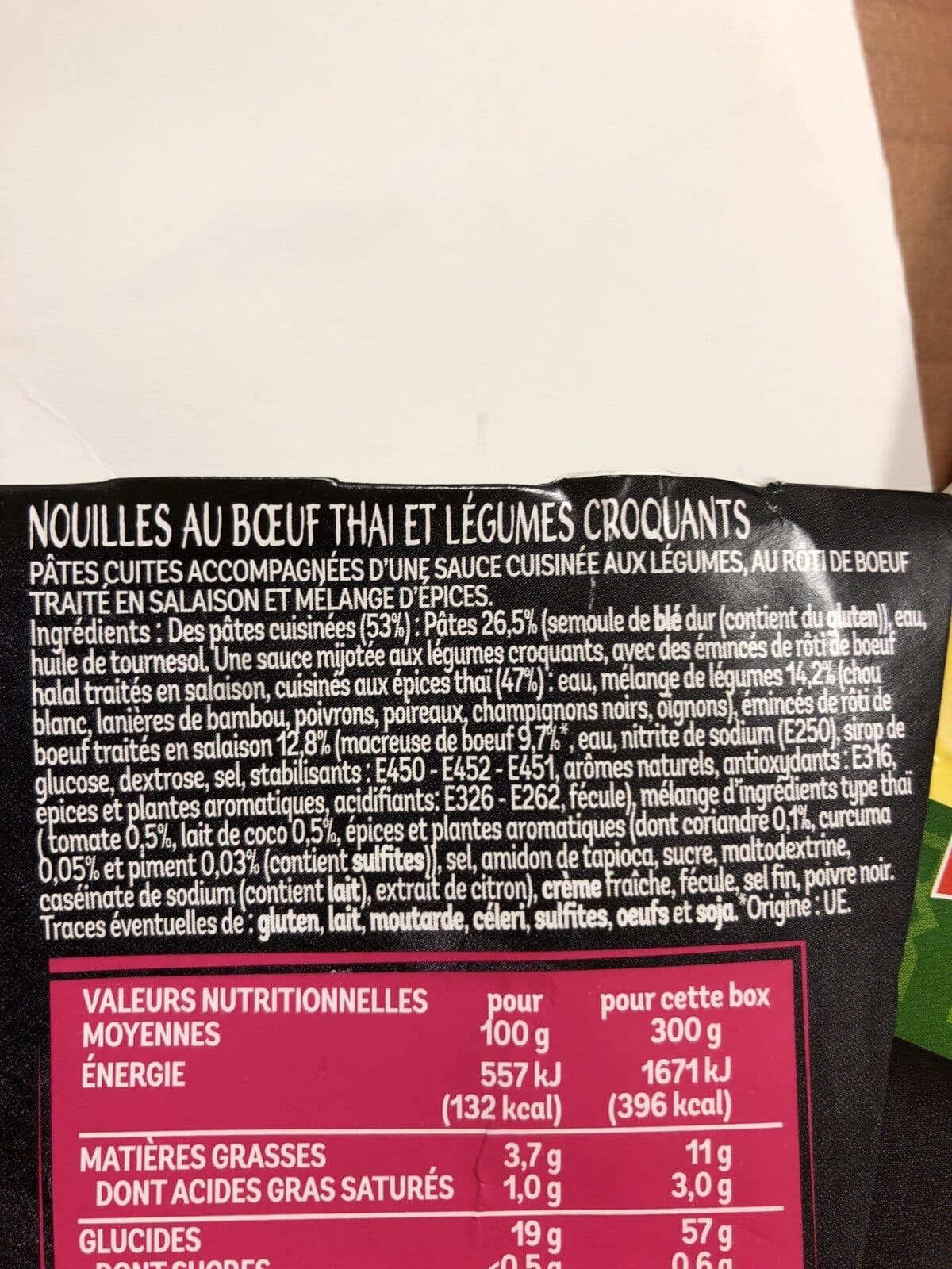 Isla delice Nouilles au boeuf thay packshot
