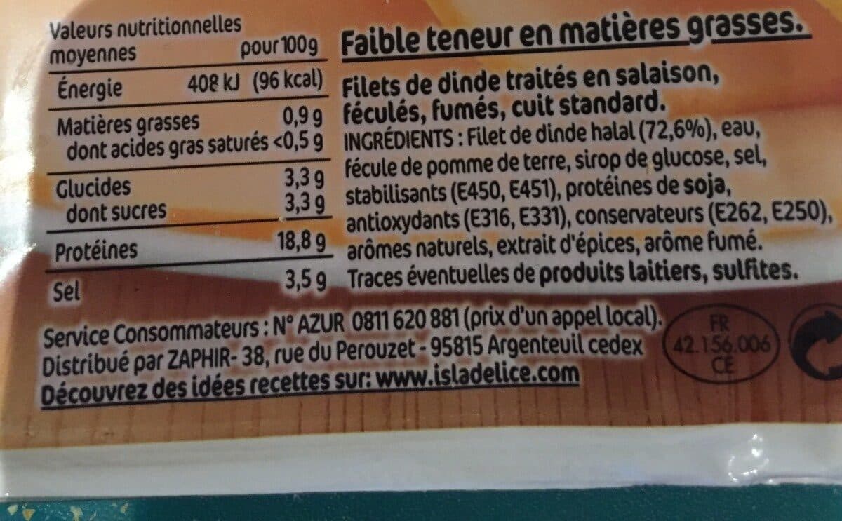 Isla Délice Delice de dinde packshot