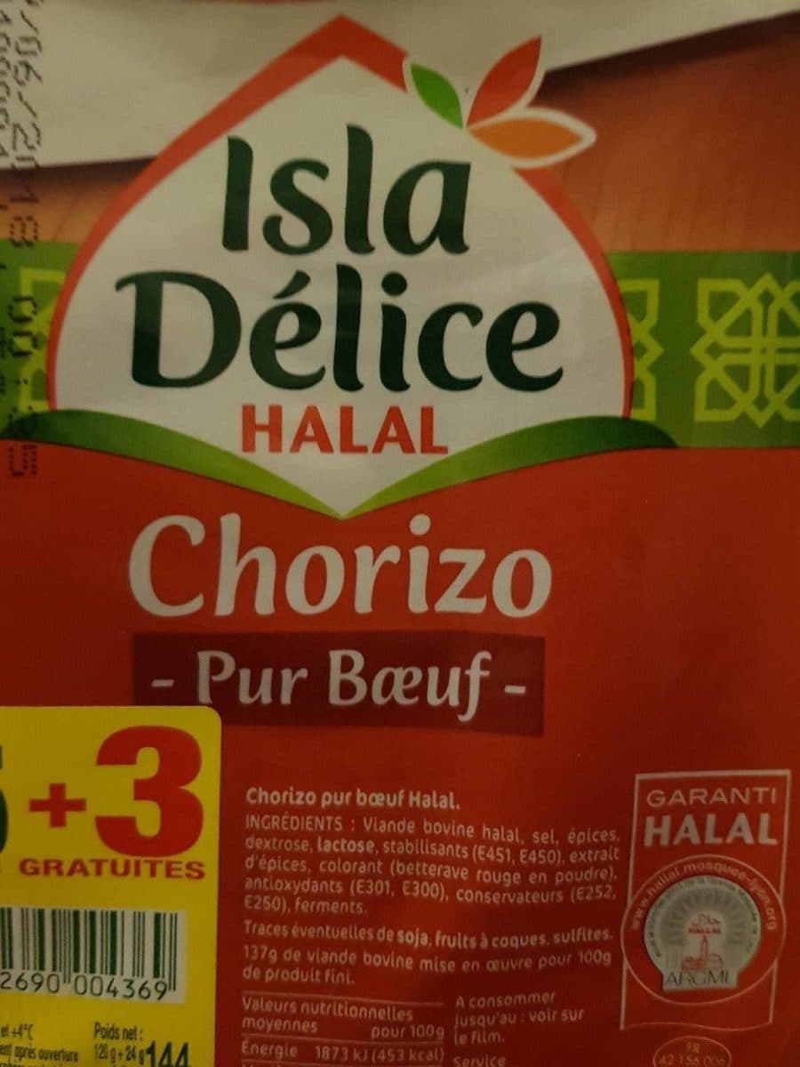 Isla Délice Chorizo pour boeuf packshot