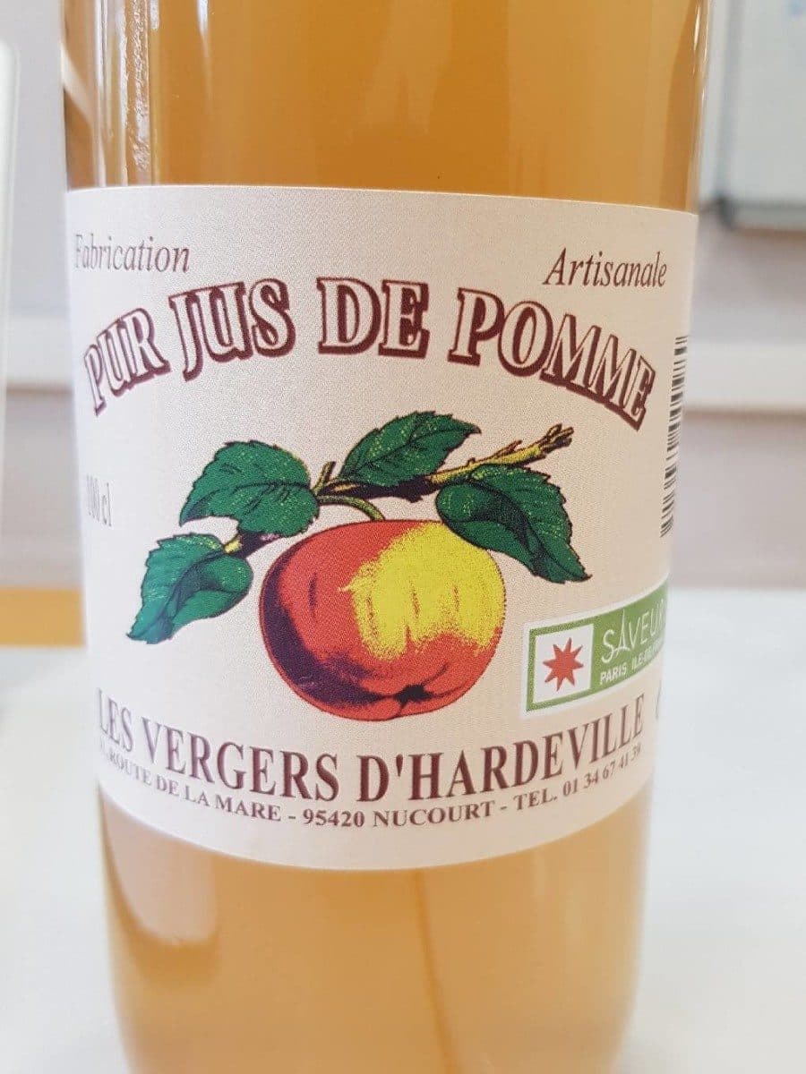 Les vergers d'Hardeville Pur jus de pomme packshot