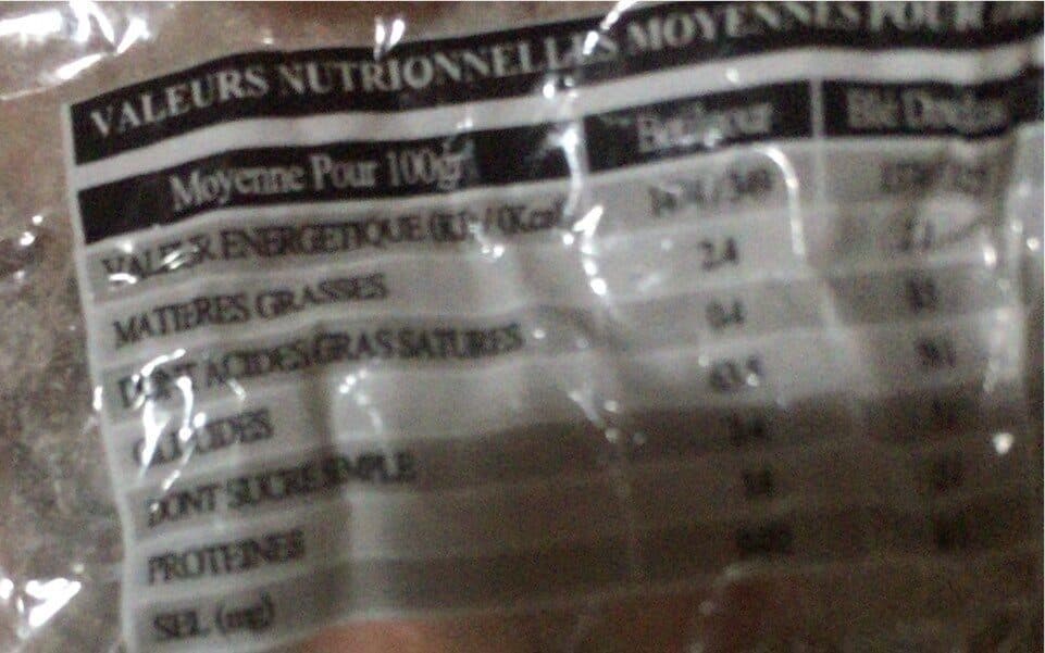 Open Food Facts Farine de mais jaune packshot
