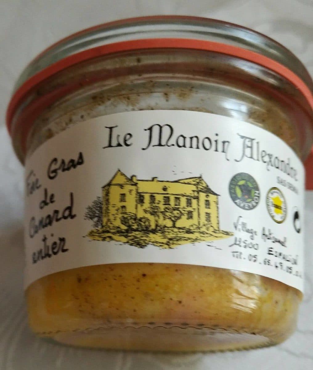 Le Manoir Alexandre Foie gras de canard entier packshot