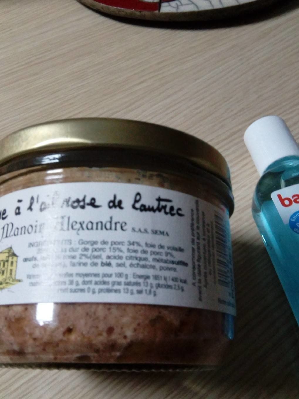 Le Manoir Alexandre Terrine à l'ail rose de lautrec packshot