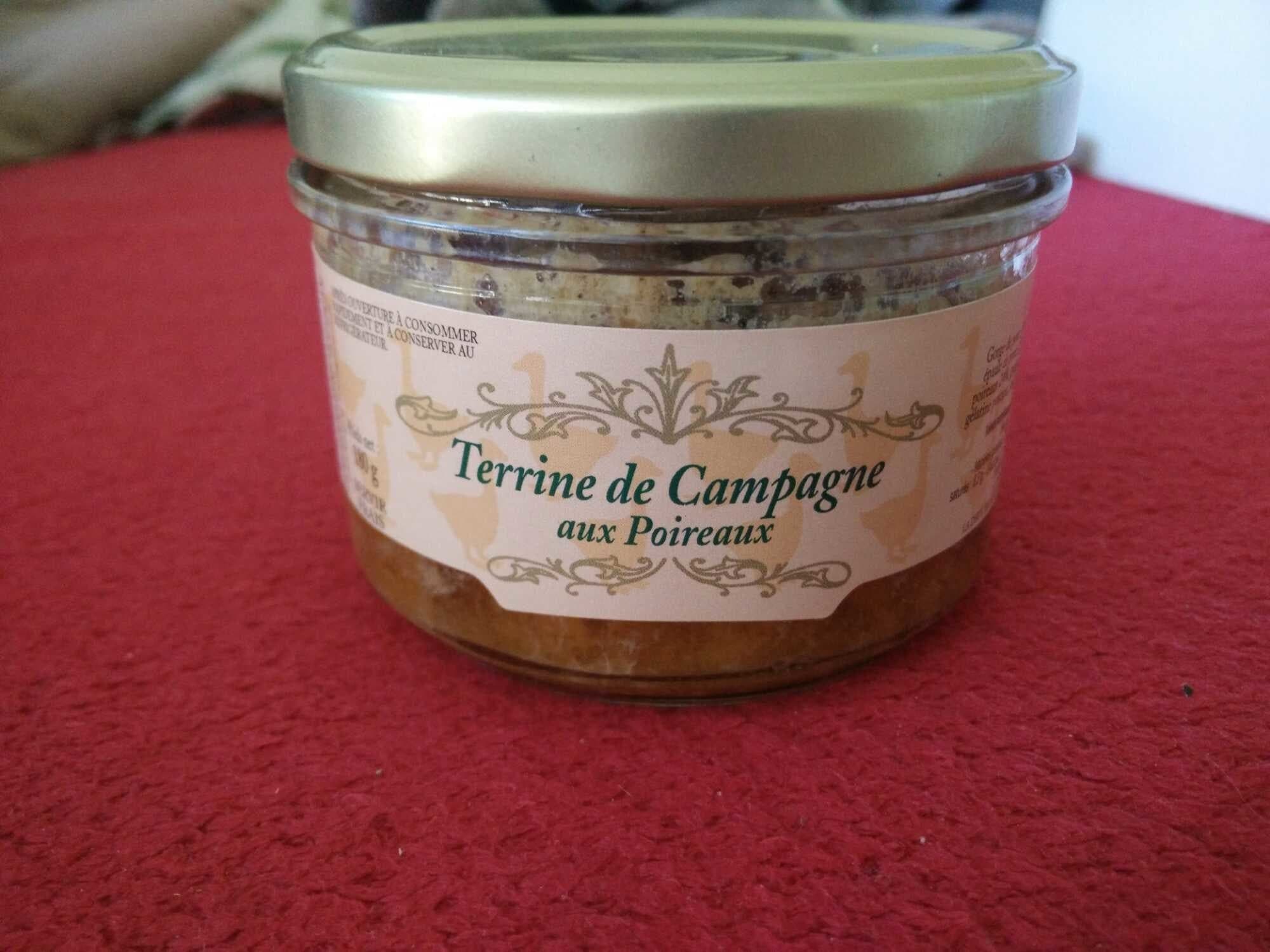 Foie Gras Martegoute Terrine de campagne aux poireaux packshot