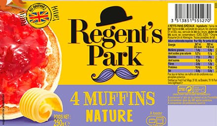 Regent's Park Muffins nature packshot