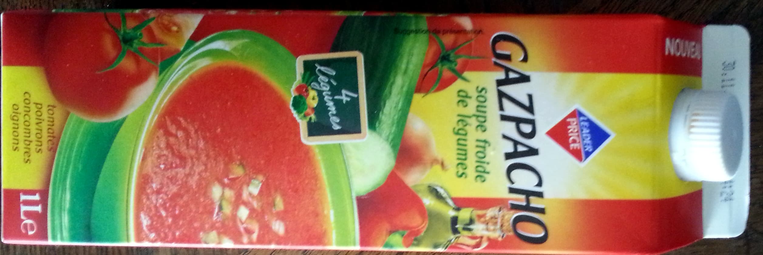Leader Price Gazpacho packshot
