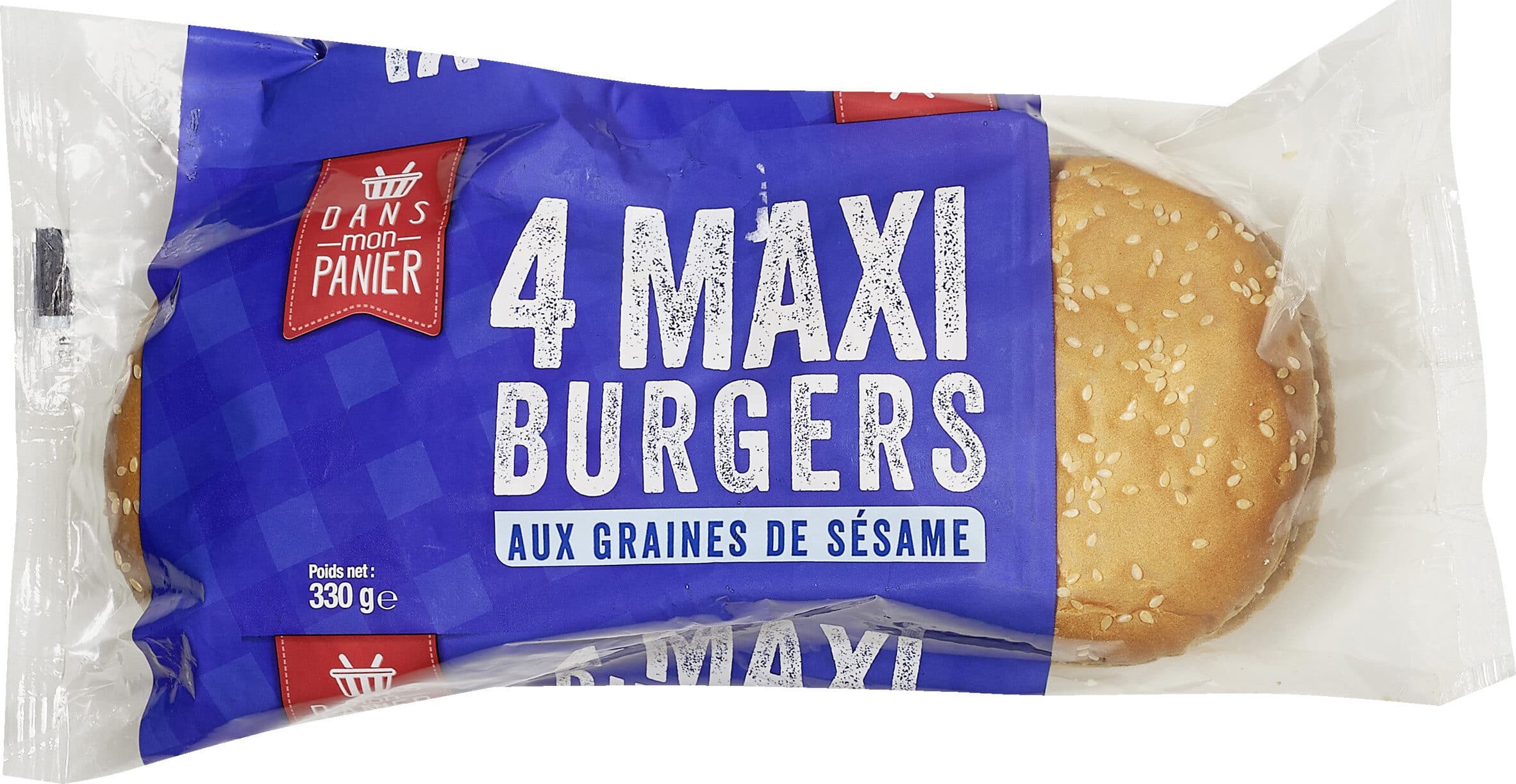 Open Food Facts 4 maxi burgers packshot