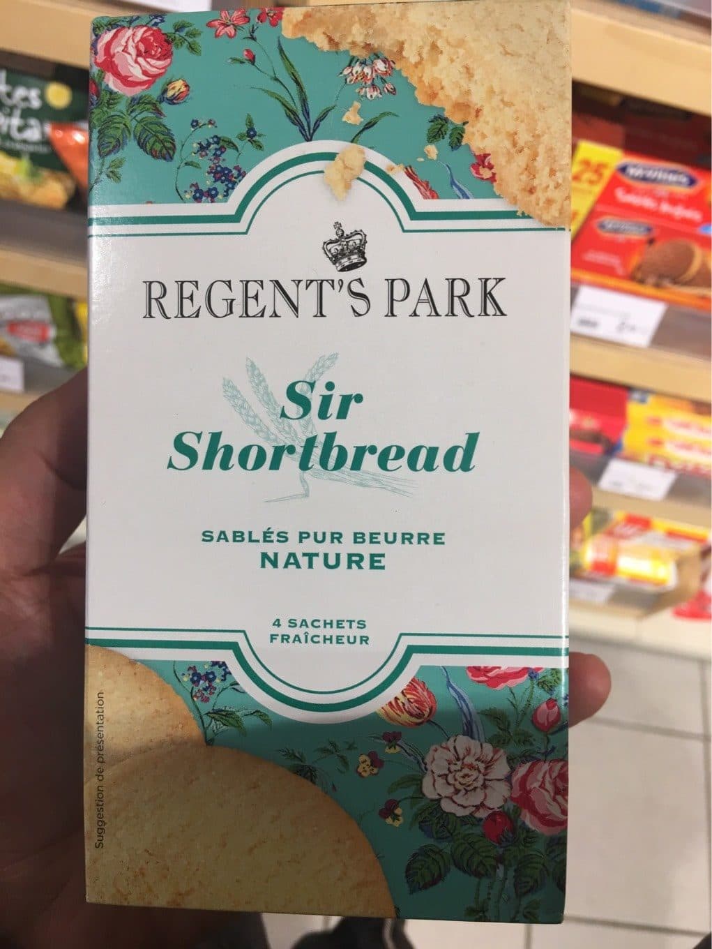 Regent's Park Sir Shortbread Nature packshot