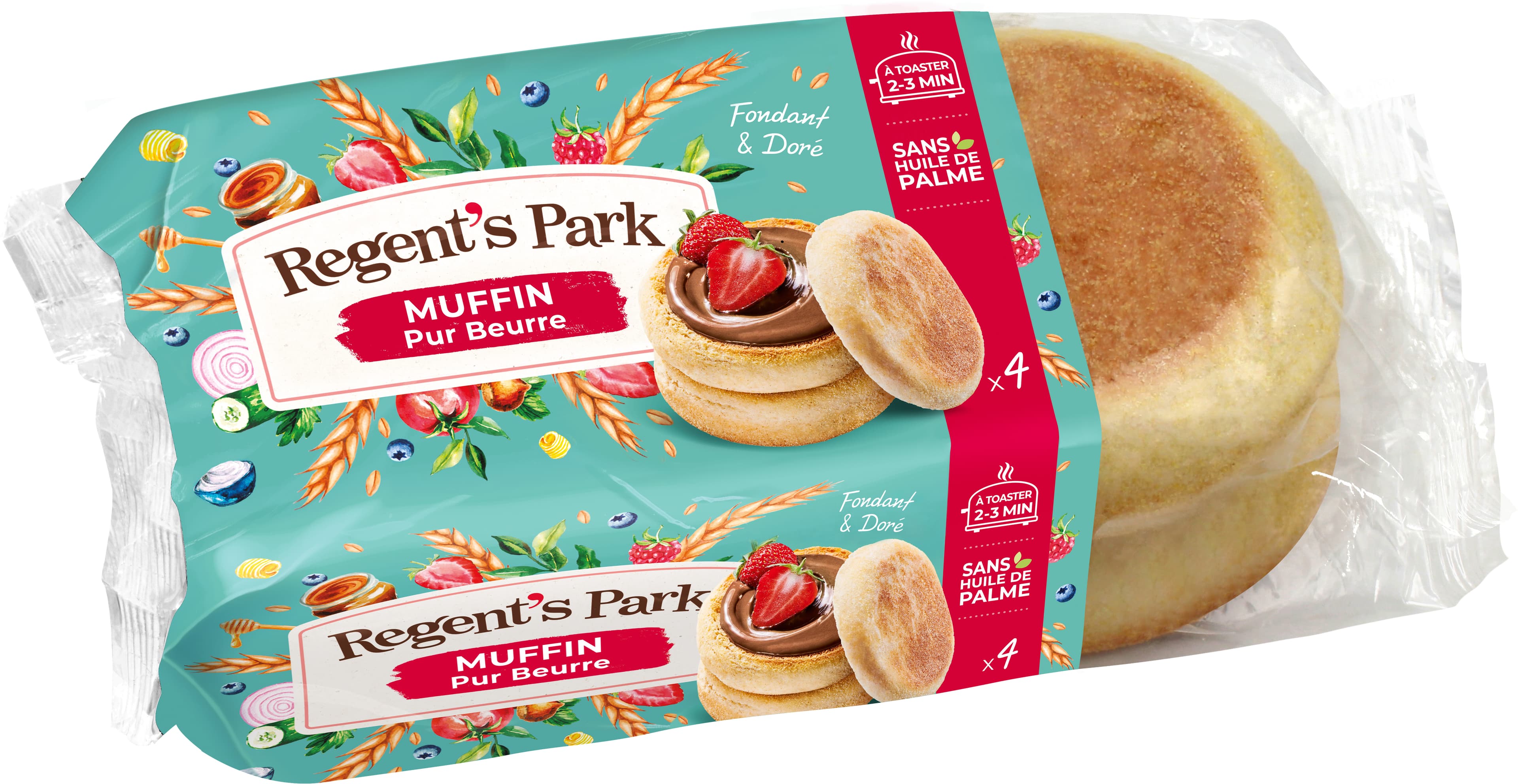 Regent's Park Muffin Pur Beurre packshot