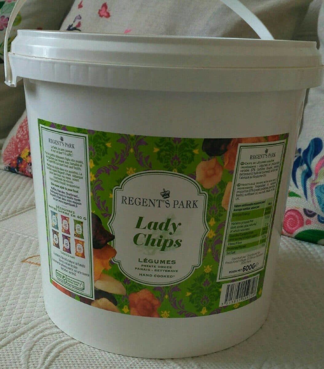 Regent's Park Lady Chips Legumes packshot