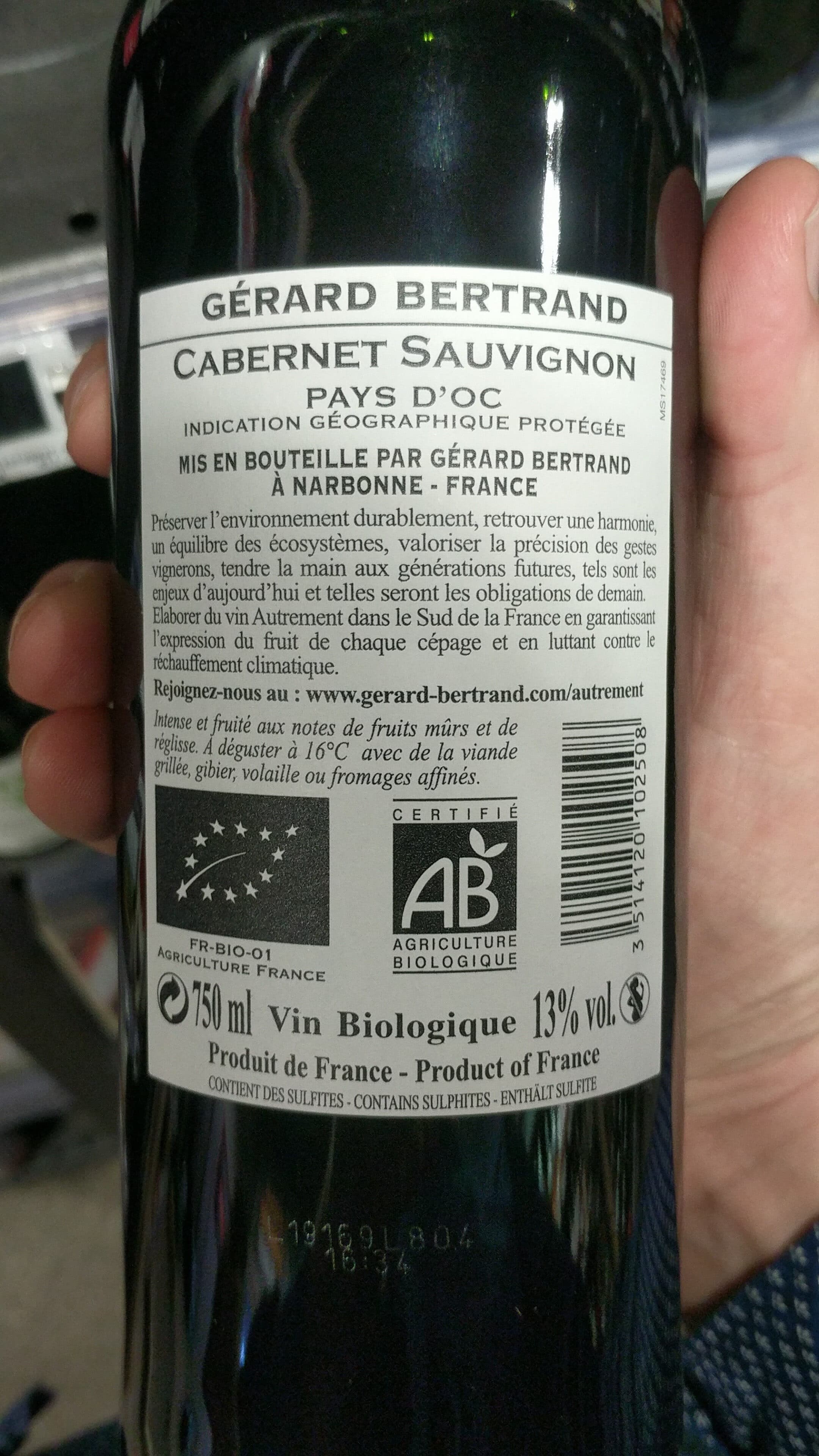 Autrement Gérard Bertrand Autrement packshot