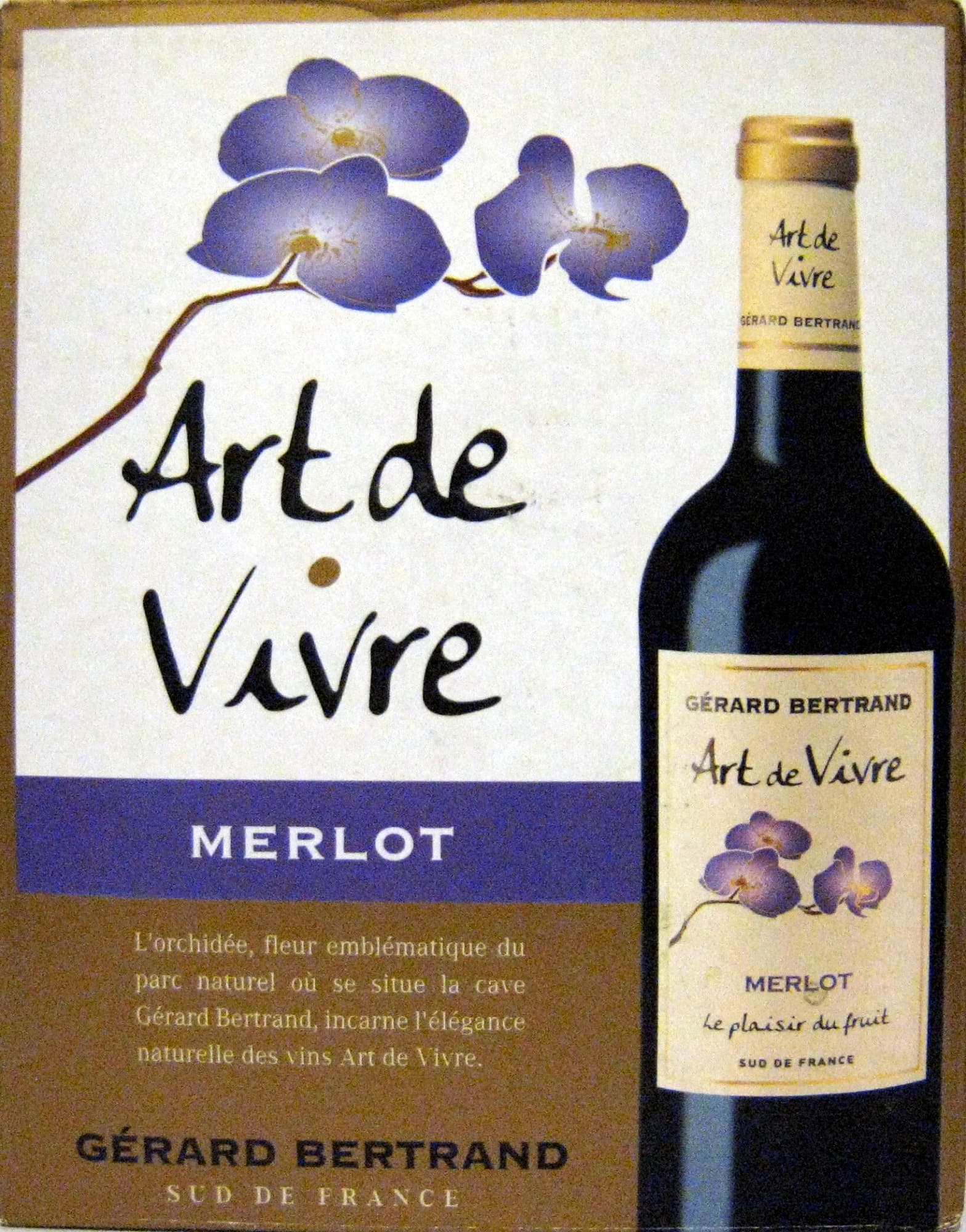 Gérard Bertrand Vin Merlot Pays d'Oc IGP Art de Vivre Gérard Bertrand packshot