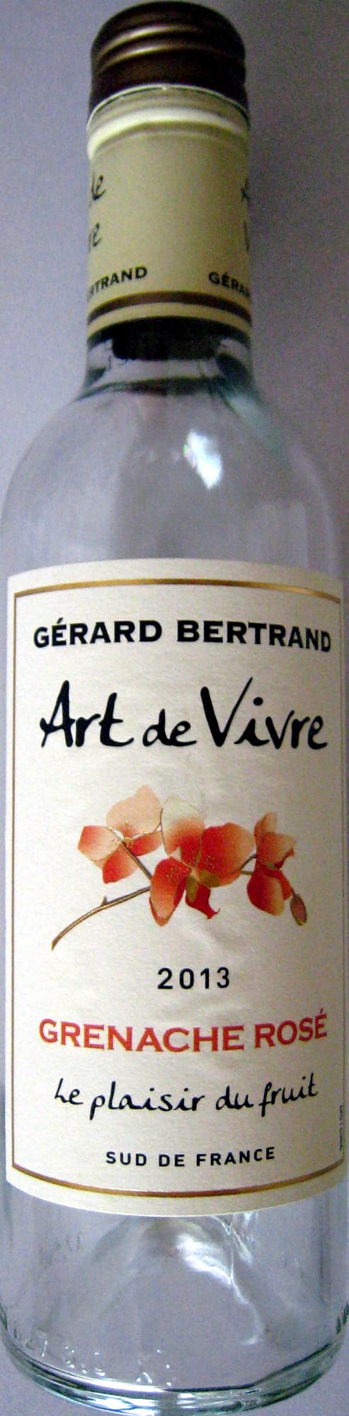 Gérard Bertrand Grenache rosé 2013 IGP Gérard Bertrand packshot
