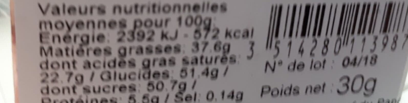 Open Food Facts Chocolat de Pâques packshot