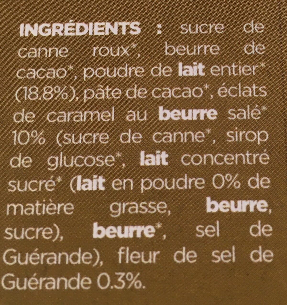 Marcel & Fils Lait éclats de caramel fleur de sel packshot