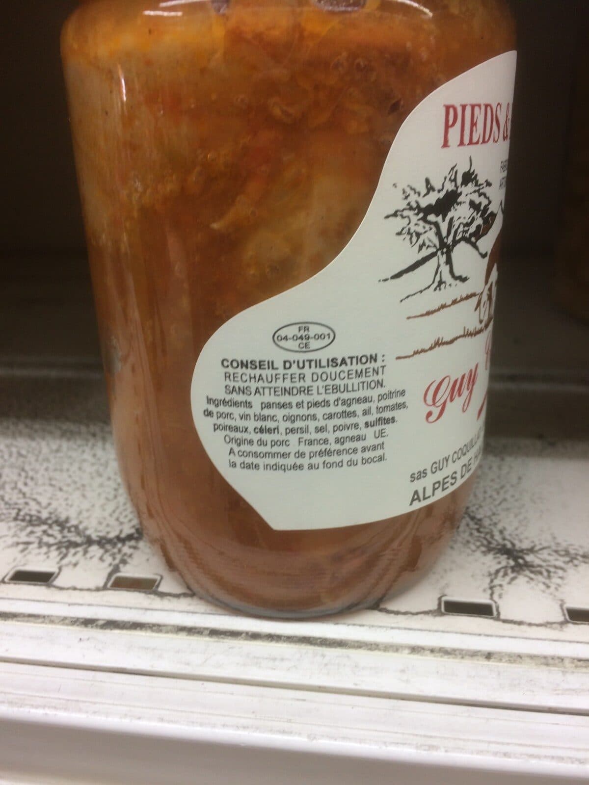 Open Food Facts Pieds et paquets packshot