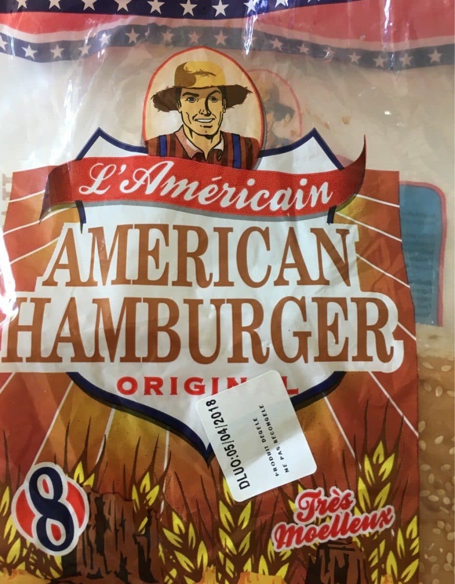 Open Food Facts Americain hamburger packshot