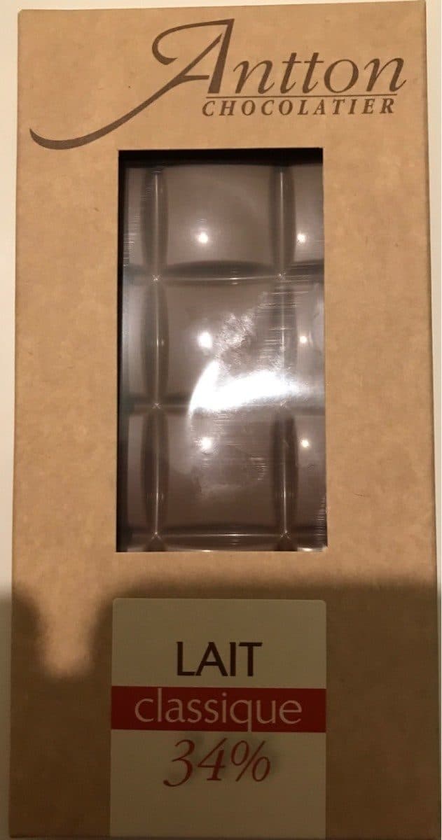 Antton Chocolat au lait Classique 34% packshot