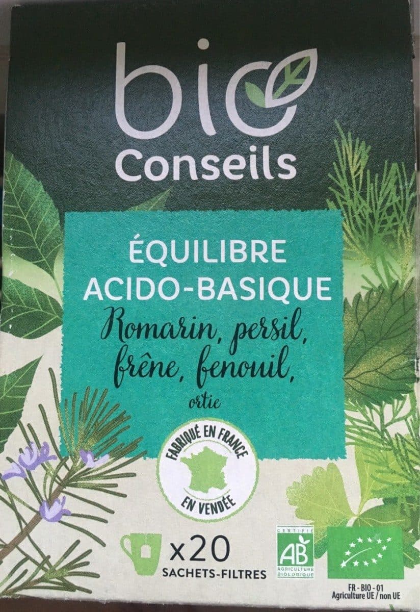 Bio Conseils Infusion équilibre Acido-basique Bio - 20 Sachets - Bio Conseils packshot