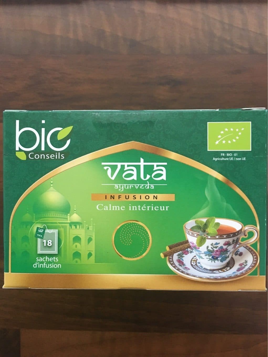 Bio conseils Tisane Ayurveda Vata packshot