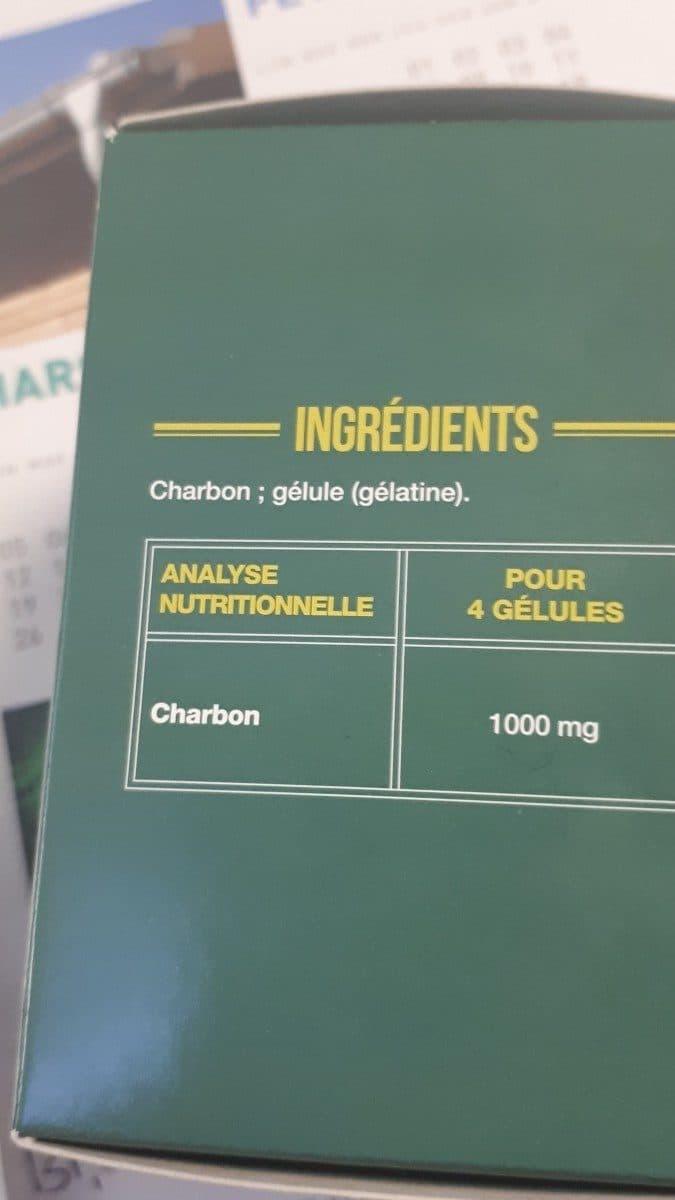 Open Food Facts Nutrisanté Charbon Végétal Activé packshot