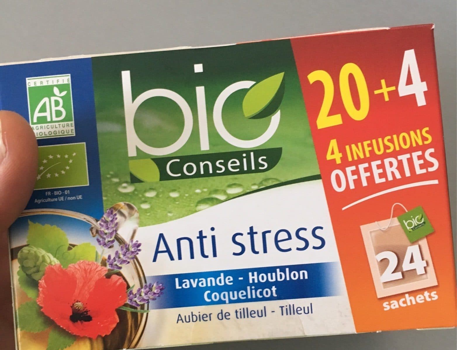 Open Food Facts Infusion anti stress packshot