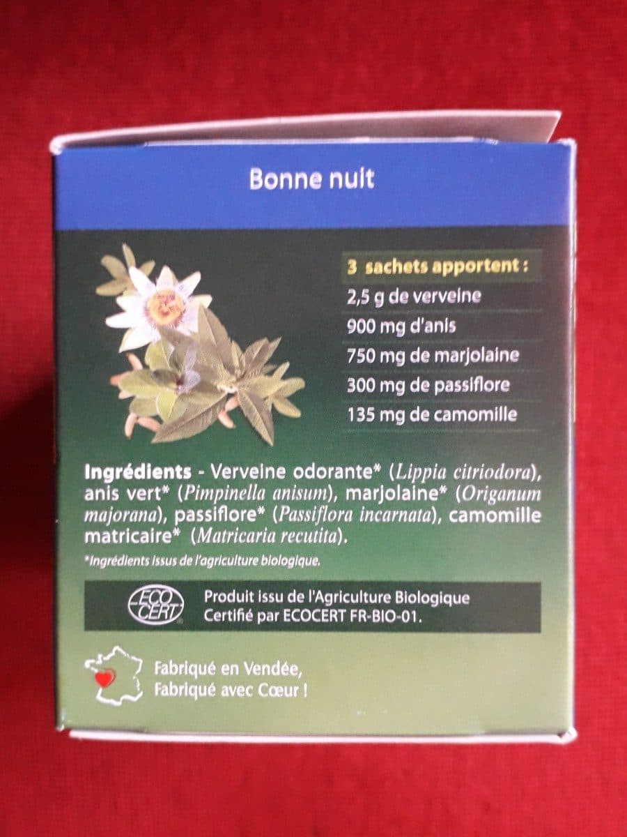 Open Food Facts Infusion bonne nuit packshot