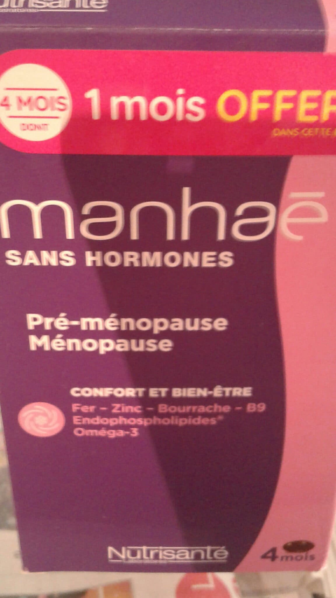 Nutrisante Nutrisanté Manhaé Féminité Ménopause packshot