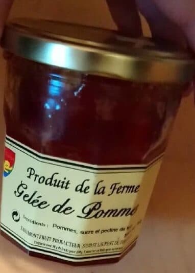 Produit de la Ferme Gelée de pommes packshot