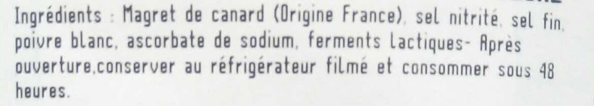 La Truffe Le magret de canard du Sud-Ouest séché-tranché packshot