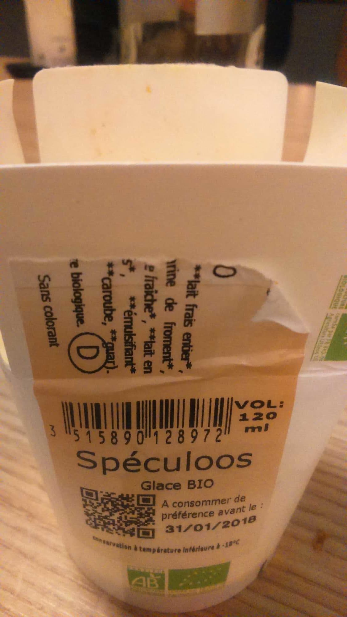 Terre Adélice Glace Bio speculoos packshot