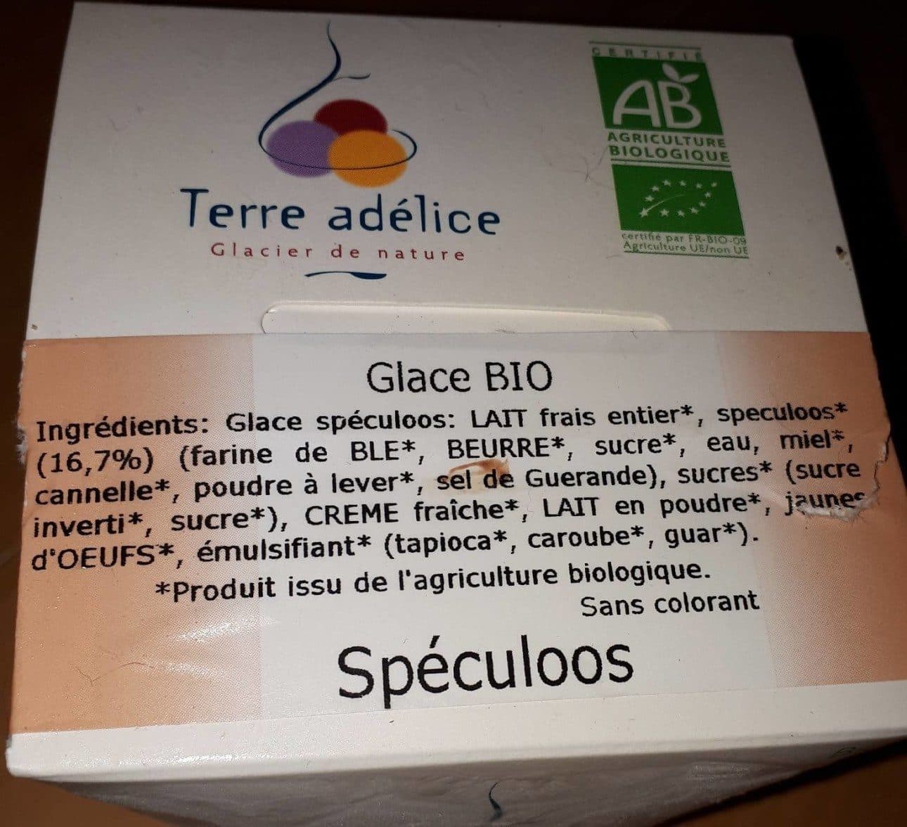 Terre Adélice Glace Speculoos packshot