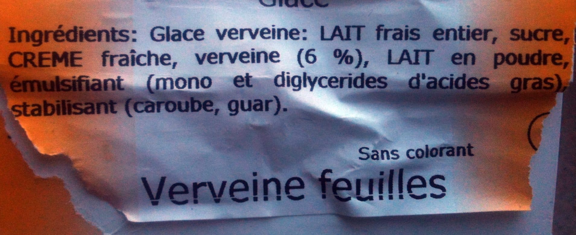 Terre adélice Glace verveine feuilles packshot
